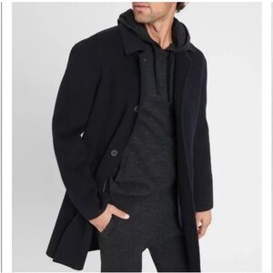 Banana Republic Men’s Wool-Blend Overcoat